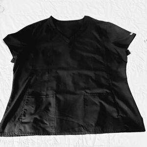 Classic Black Women's Medcouture Scrub Top